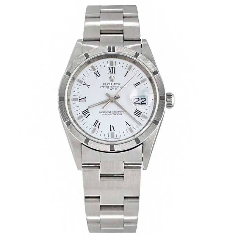 Rolex Oyster Perpetual Date 34mm Stainless Steel 15210