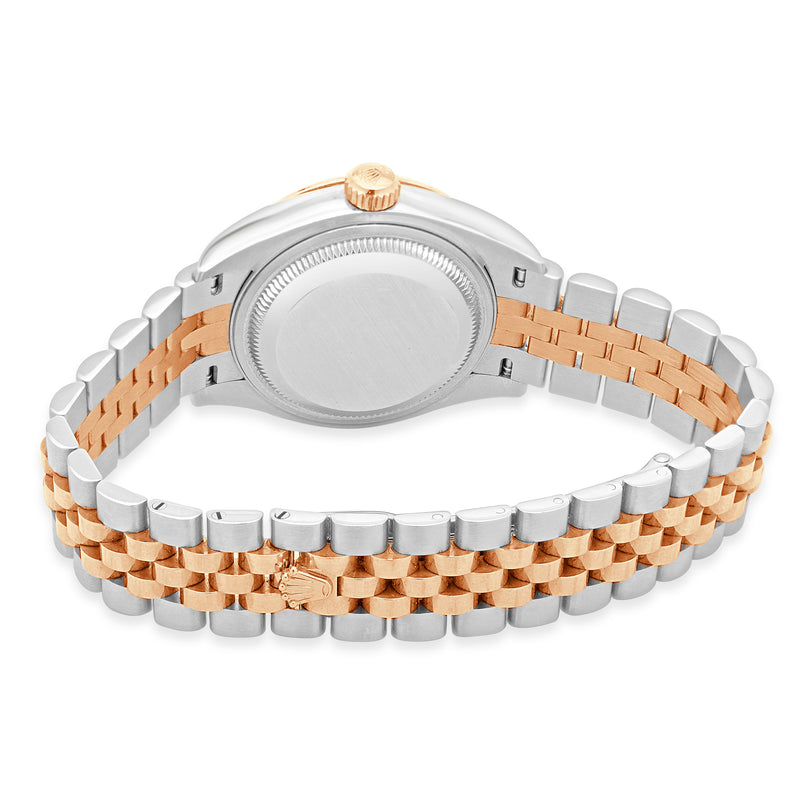 Rolex Stainless Steel & 18 Karat Rose Gold Datejust 28