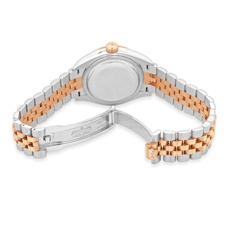 Rolex Stainless Steel & 18 Karat Rose Gold Datejust 28