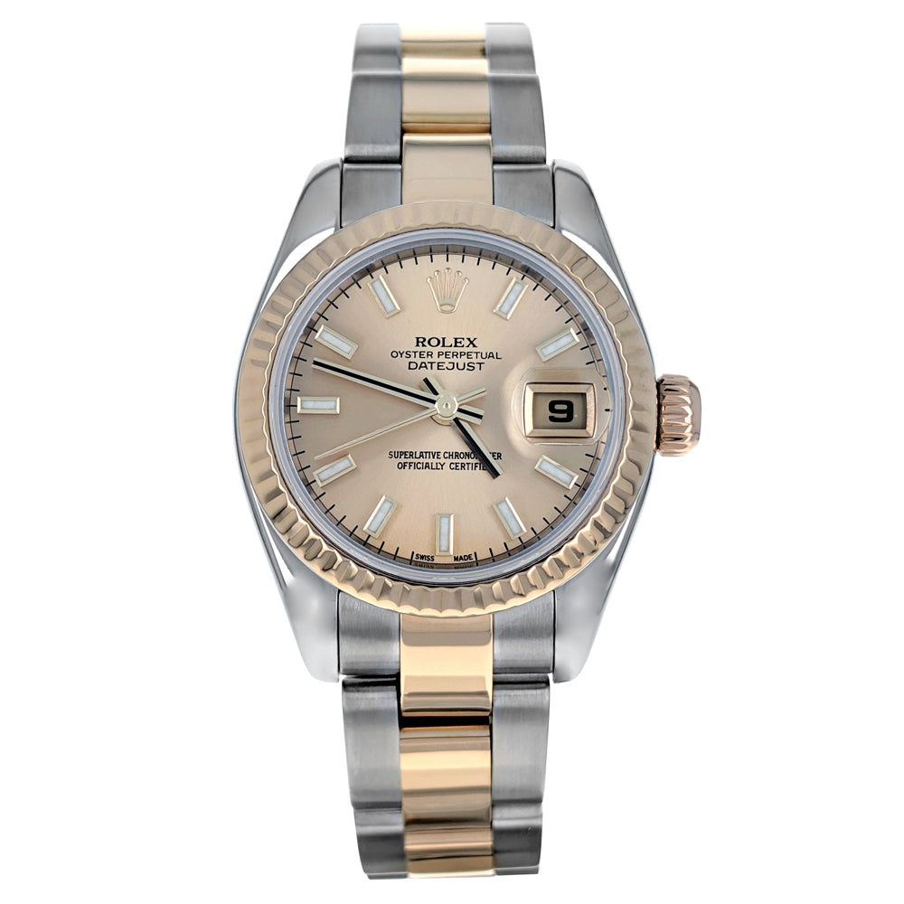 Rolex Lady-Datejust 26mm Stainless Steel Yellow Gold 179173