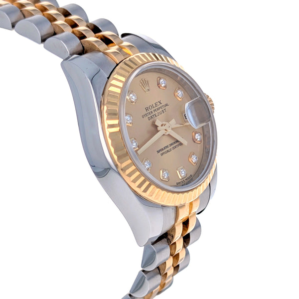Rolex Lady-Datejust 26mm Stainless Steel Yellow Gold 179173