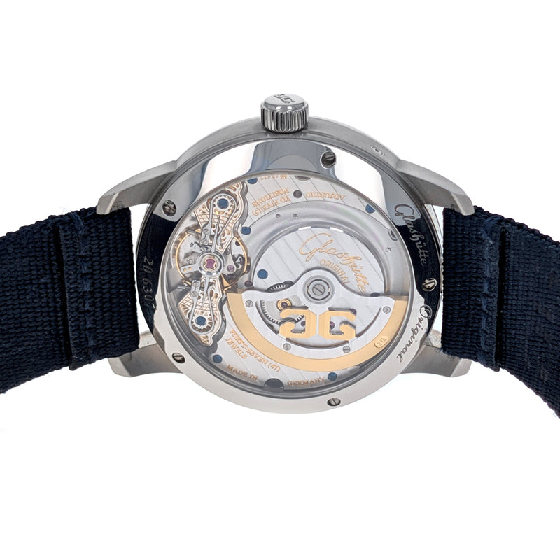 Glashutte PanoMaticLunar 40mm Stainless Steel 1-90-02-42-32-64