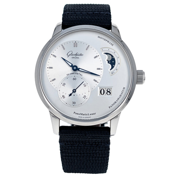 Glashutte PanoMaticLunar 40mm Stainless Steel 1-90-02-42-32-64