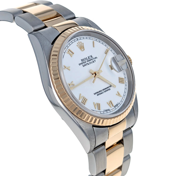 Rolex Datejust 36 Stainless Steel Yellow Gold 16233