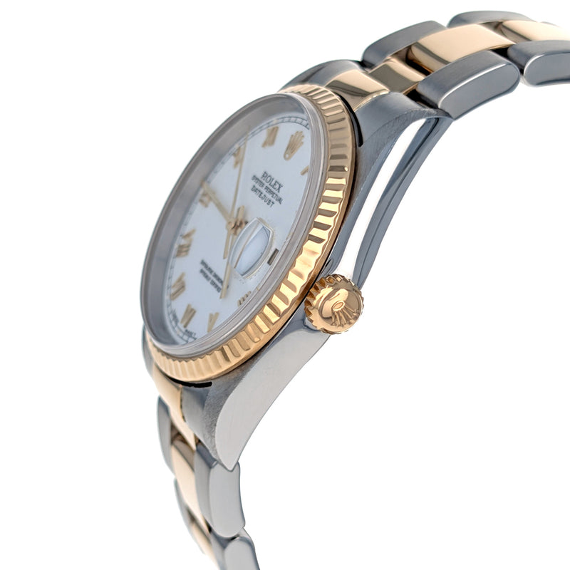 Rolex Datejust 36 Stainless Steel Yellow Gold 16233