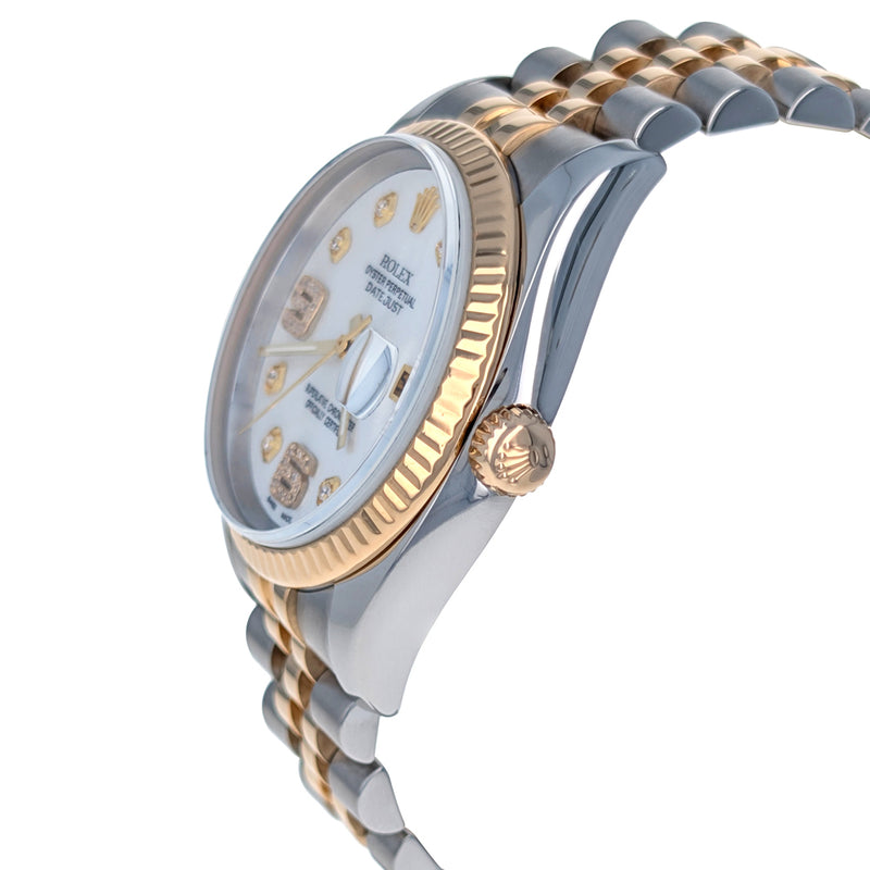 Rolex Datejust 36 Stainless Steel Yellow Gold 116233