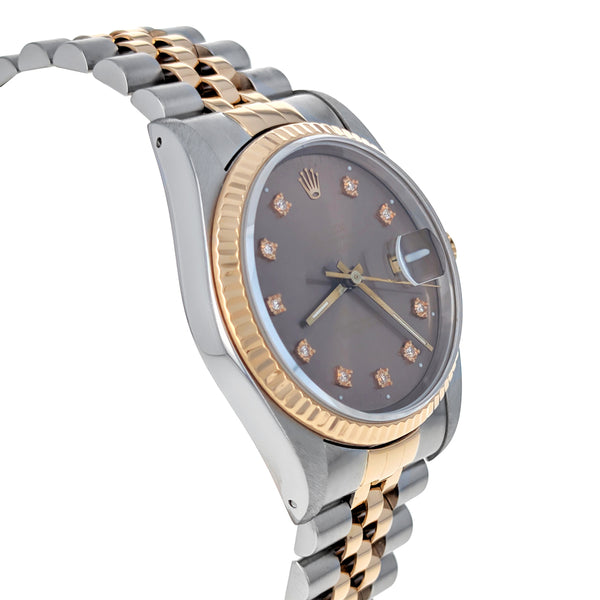 Rolex Datejust 36 Stainless Steel Yellow Gold 16233