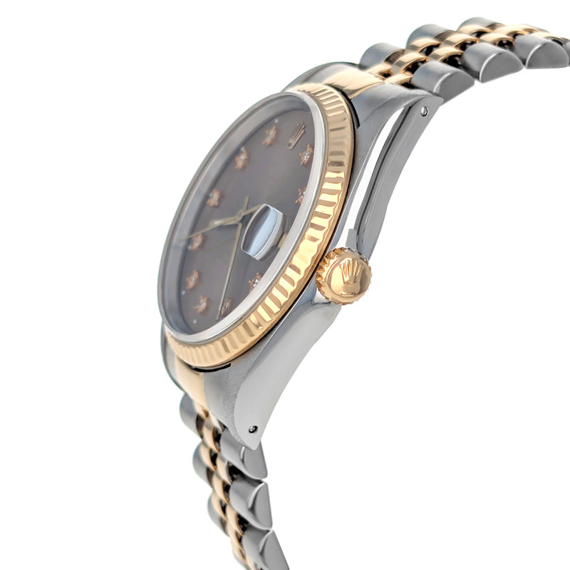Rolex Datejust 36 Stainless Steel Yellow Gold 16233