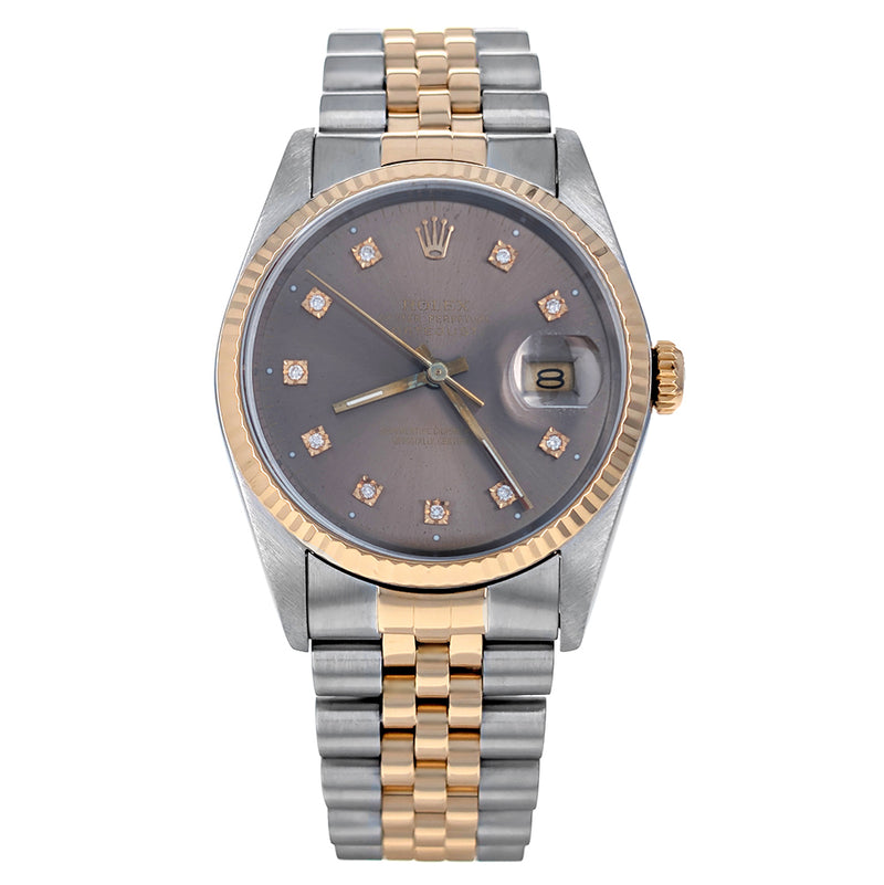 Rolex Datejust 36 Stainless Steel Yellow Gold 16233