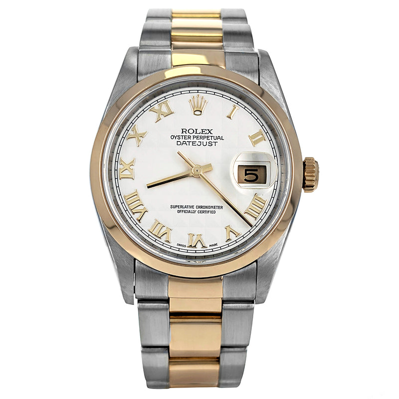 Rolex Datejust 36mm Stainless Steel Yellow Gold 16203