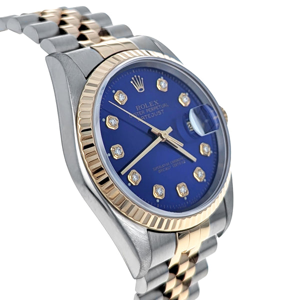 Rolex Datejust 36 Stainless Steel Yellow Gold 16233