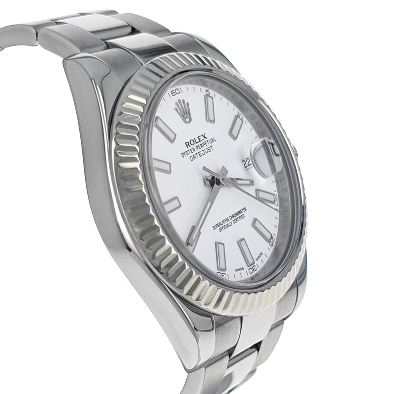 Rolex Datejust 41 Stainless Steel White Gold 2020 126334