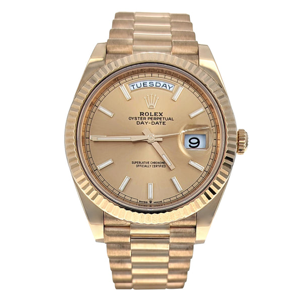 Rolex Day-Date 40 Yellow Gold President 228238