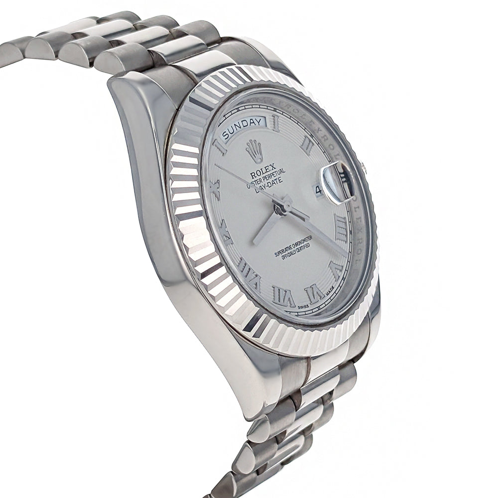 Rolex Day-Date 41 White Gold President 218239