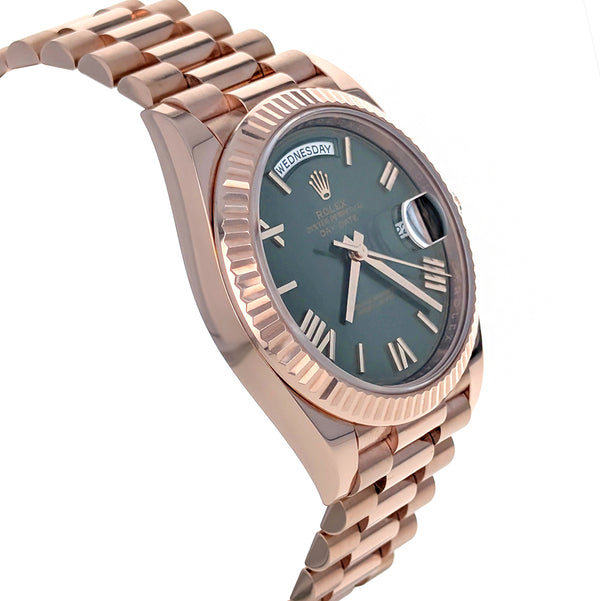 Rolex Day-Date 40 Rose Gold President 228235