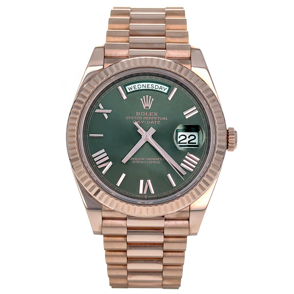 Rolex Day-Date 40 Rose Gold President 228235