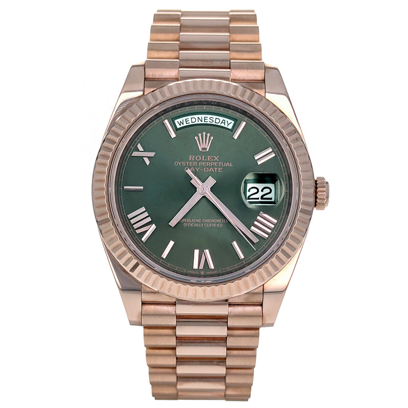 Rolex Day-Date 40 Rose Gold President 228235