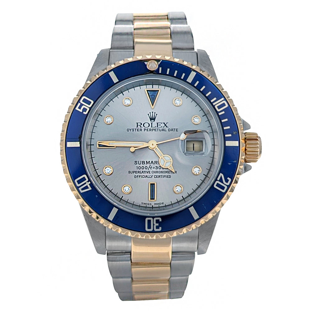 Rolex Submariner Date 40mm Stainless Steel Yellow Gold 16613