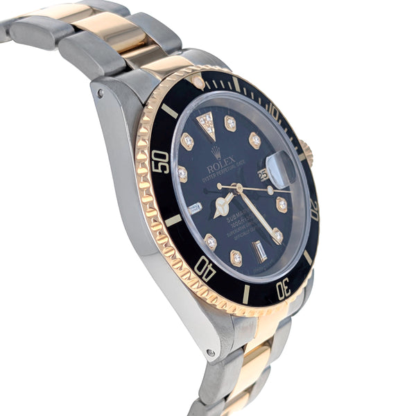 Rolex Submariner Date 40mm Stainless Steel Yellow Gold 16613
