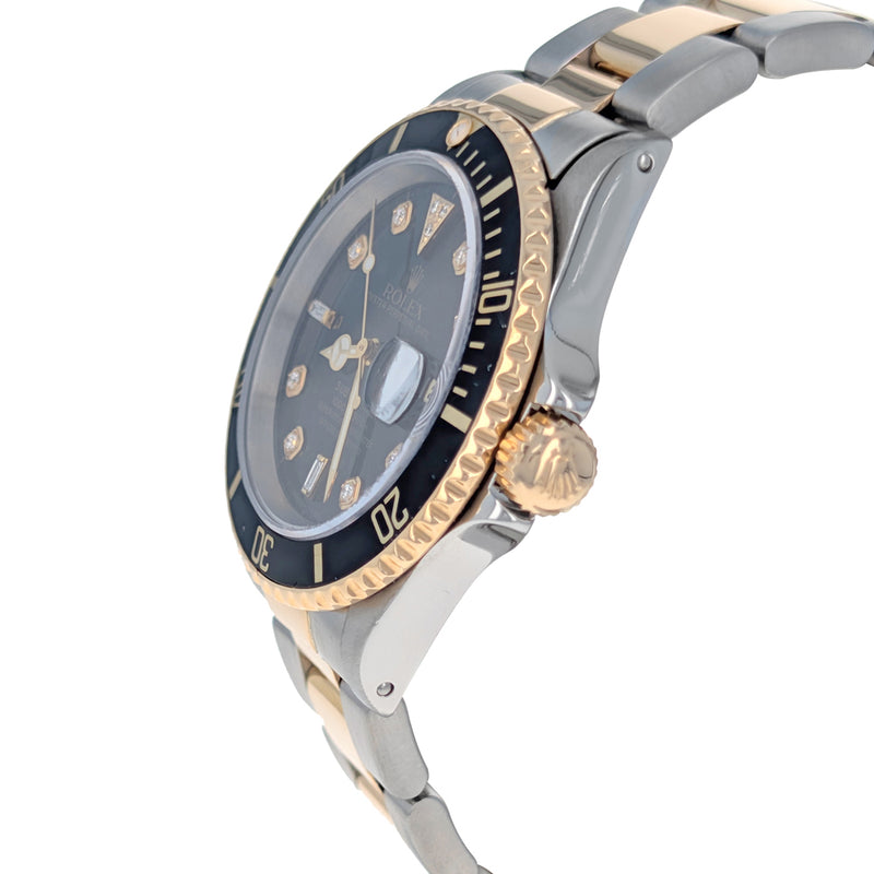 Rolex Submariner Date 40mm Stainless Steel Yellow Gold 16613