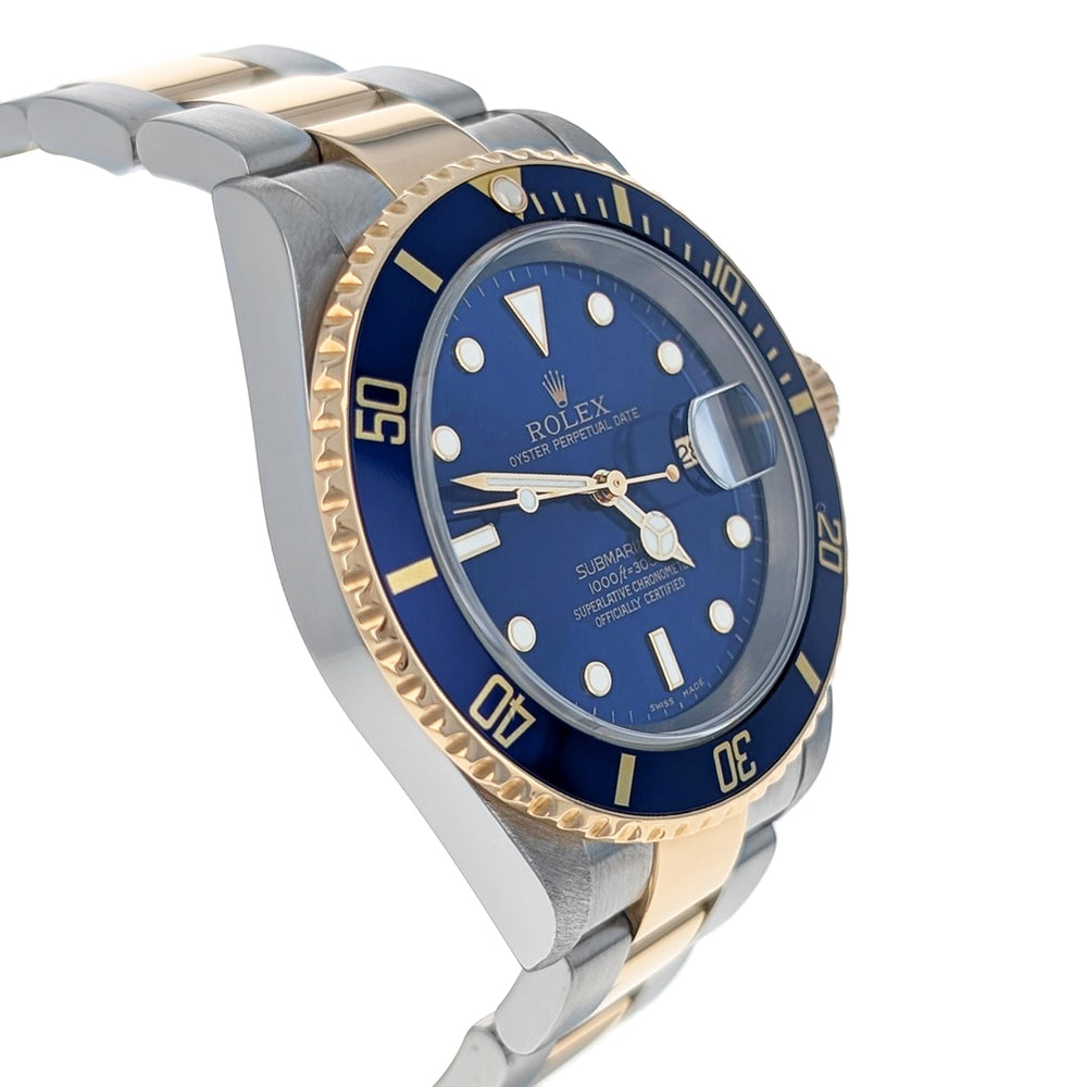 Rolex Submariner Date 40mm Stainless Steel Yellow Gold 16613