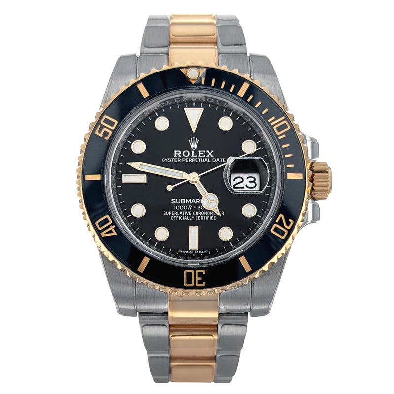 Rolex Submariner Date 40mm Stainless Steel Yellow Gold 116613LN