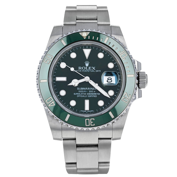 Rolex Submariner Date 40mm Stainless Steel Hulk 116610LV