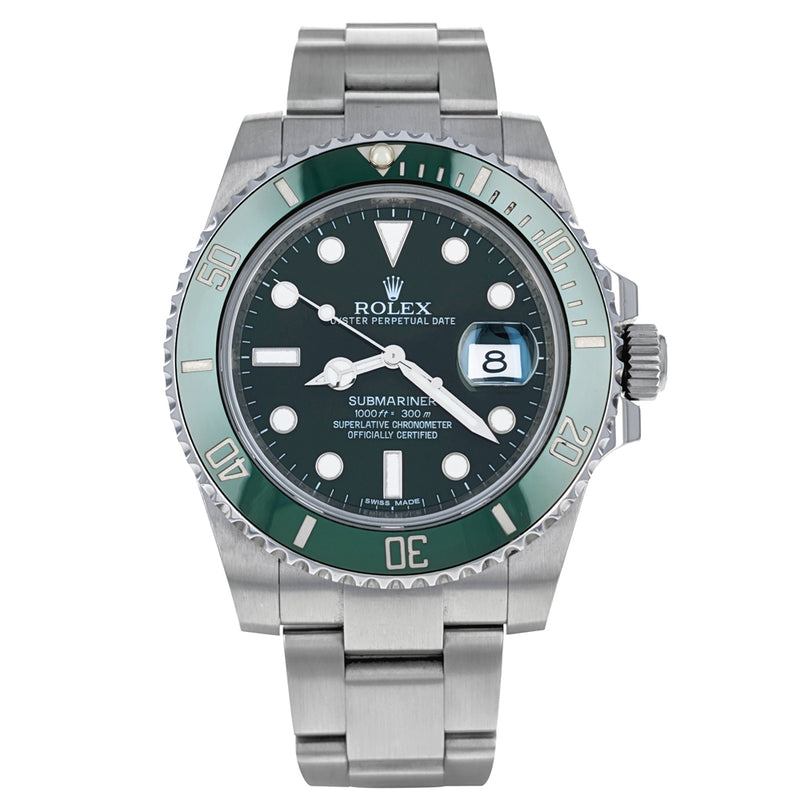 Rolex Submariner Date 40mm Stainless Steel Hulk 116610LV