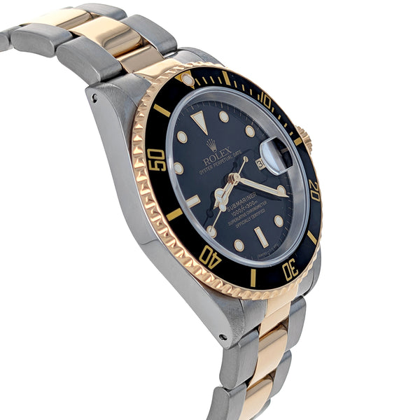 Rolex Submariner Date 40mm Stainless Steel Yellow Gold 16613
