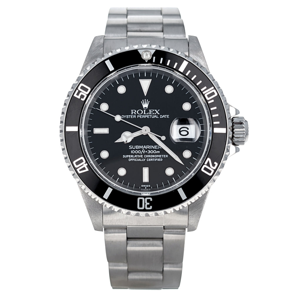 Rolex Submariner Date 40mm Stainless Steel 16610