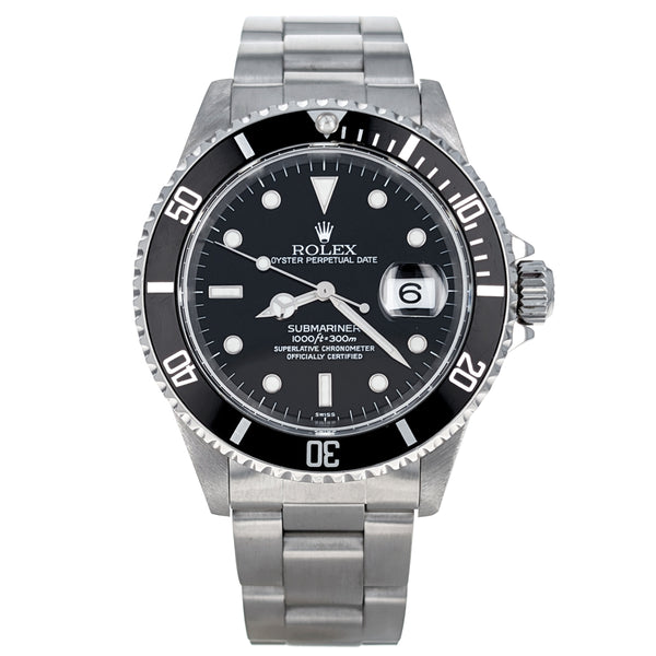 Rolex Submariner Date 40mm Stainless Steel 16610