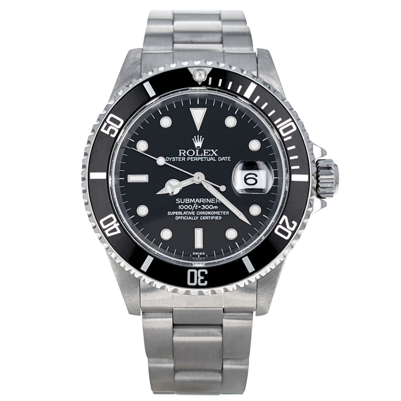 Rolex Submariner Date 40mm Stainless Steel 16610