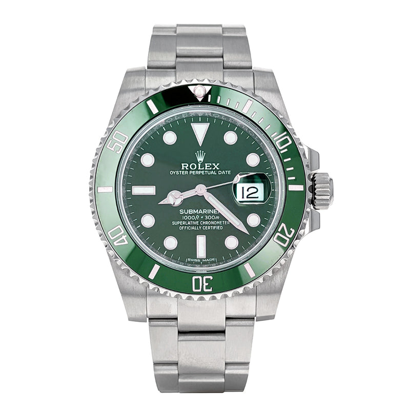 Rolex Submariner Date 40mm Stainless Steel Hulk 116610LV