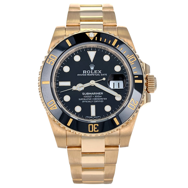 Rolex Submariner Date 40mm Yellow Gold 116618LN