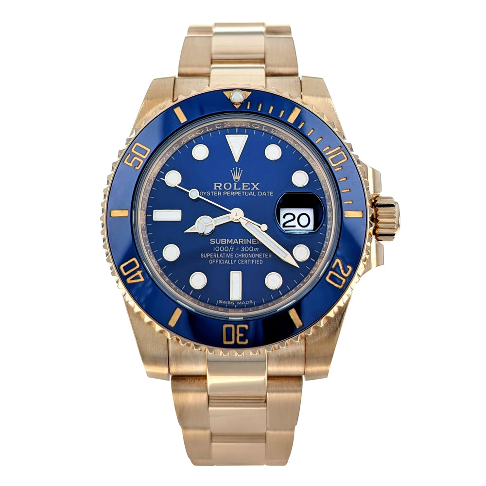 Rolex Submariner Date 40mm Yellow Gold 116618LB