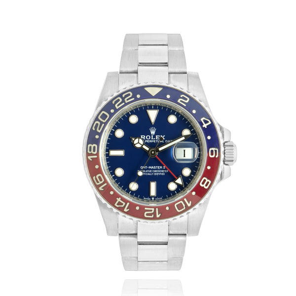 Rolex 18 Karat White Gold GMT Master II “Pepsi” 2023