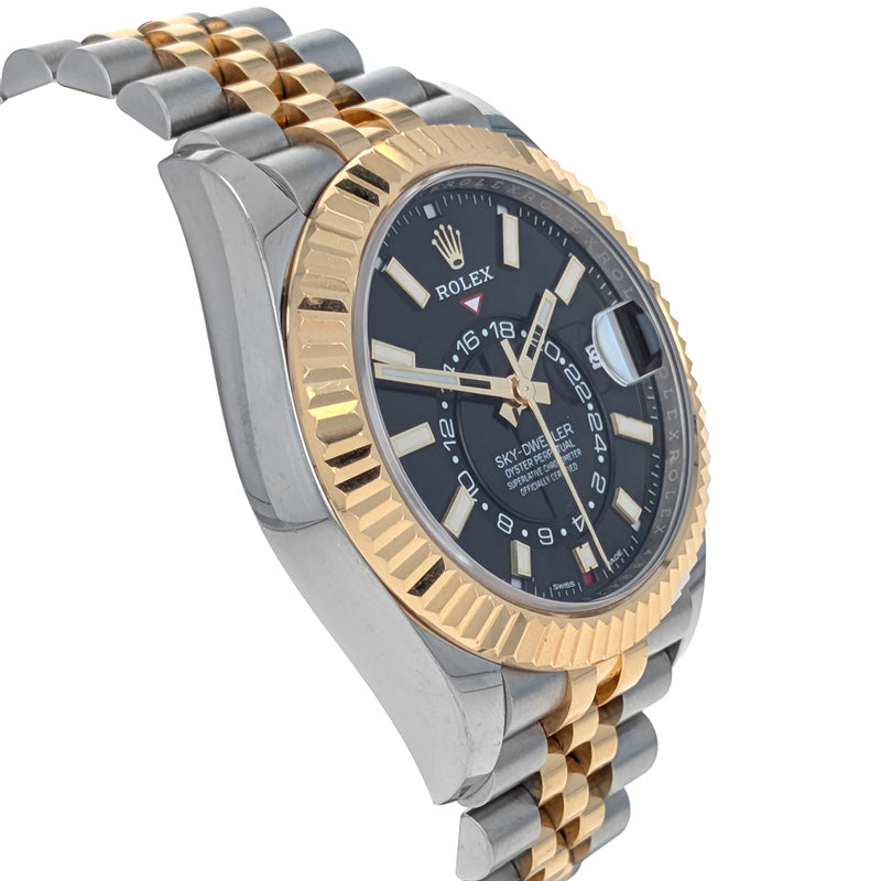Rolex Sky-Dweller 42mm Stainless Steel Yellow Gold 326933