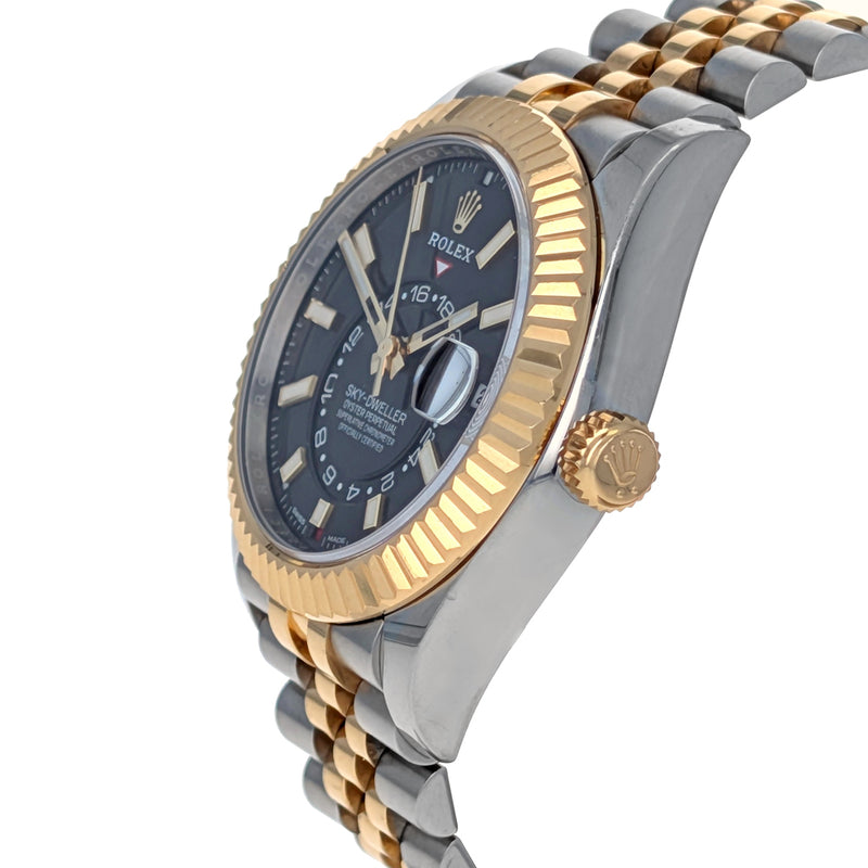 Rolex Sky-Dweller 42mm Stainless Steel Yellow Gold 326933