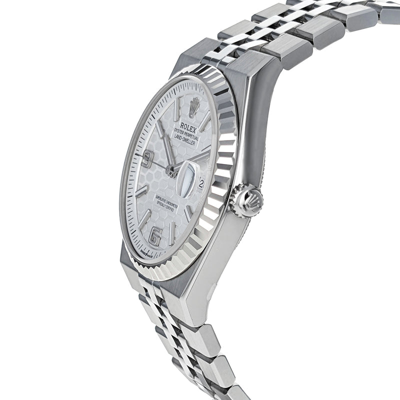 Rolex Land-Dweller 36 Stainless Steel White Gold 127234