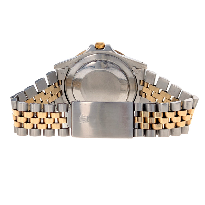 Rolex GMT-Master Stainless Steel Yellow Gold Root Beer 16753