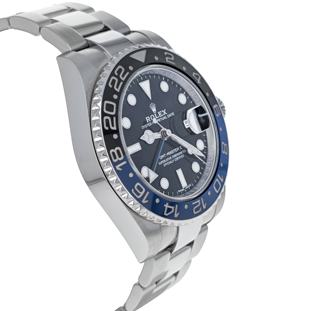 Rolex GMT-Master II 40mm Stainless Steel Batman 116710BLNR