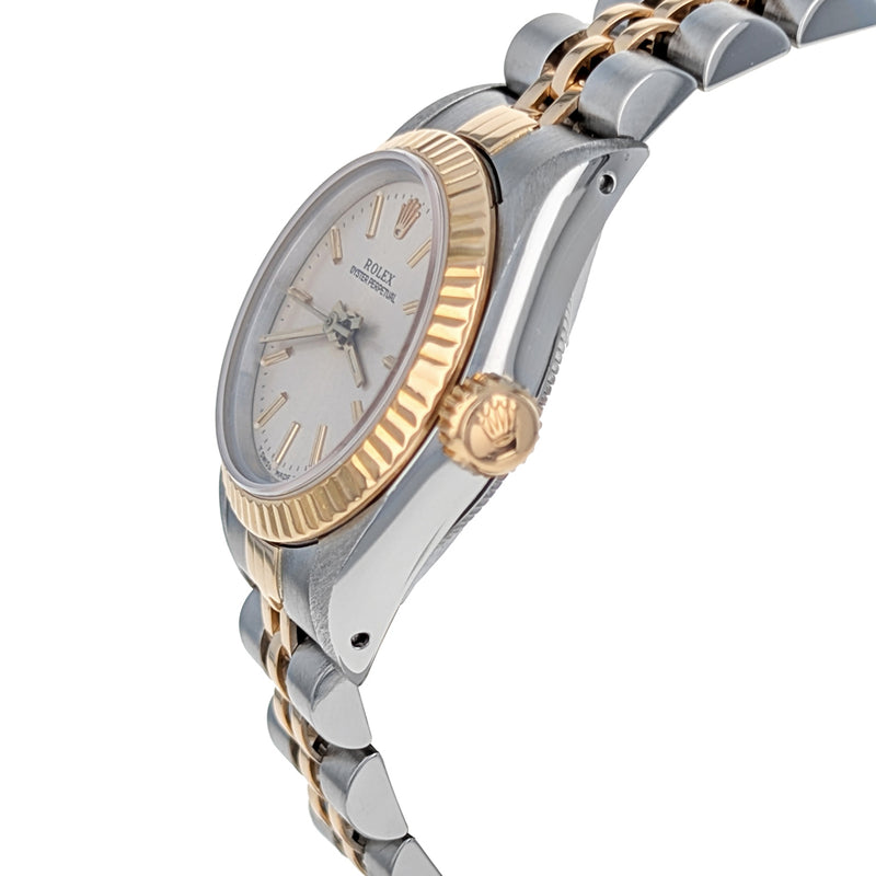 Rolex Oyster Perpetual 24mm Stainless Steel Yellow Gold 67193