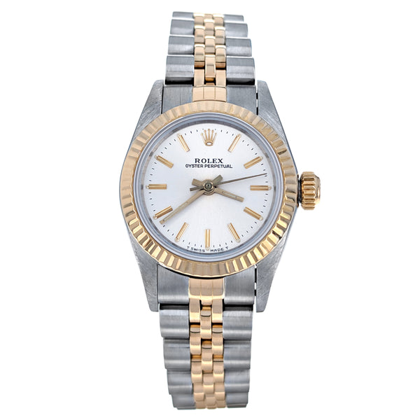 Rolex Oyster Perpetual 24mm Stainless Steel Yellow Gold 67193