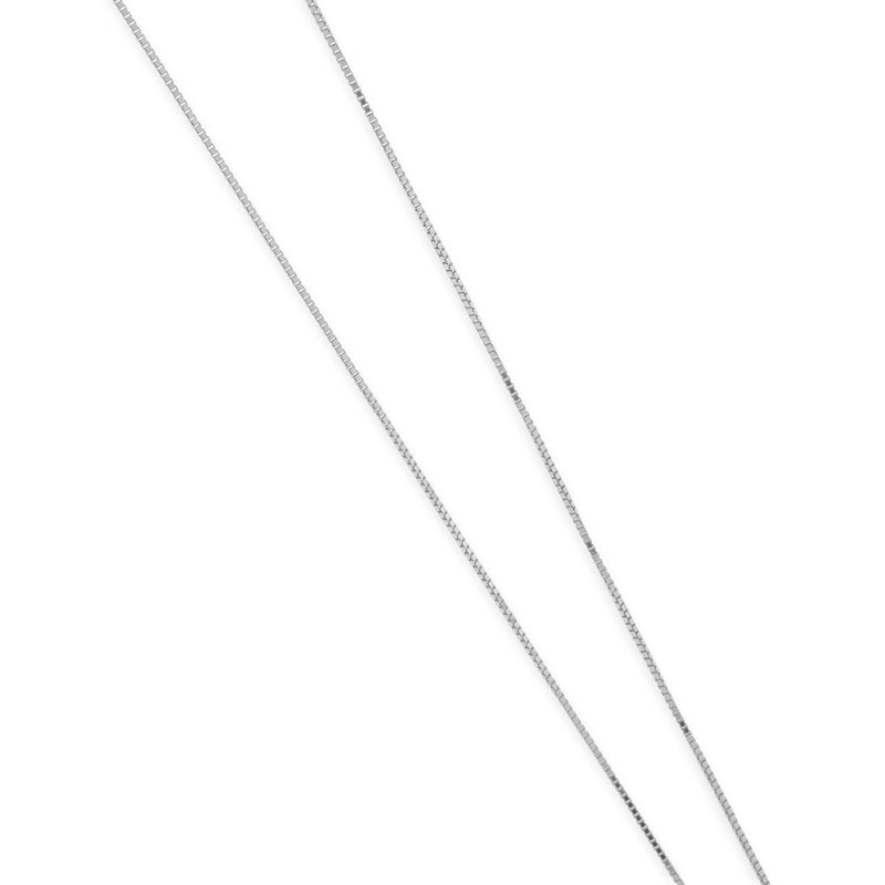 10 Karat White Gold Diamond Graduated Journey Necklace