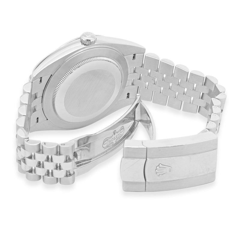 Rolex Stainless Steel Datejust Wimbledon Dial 41mm 2023