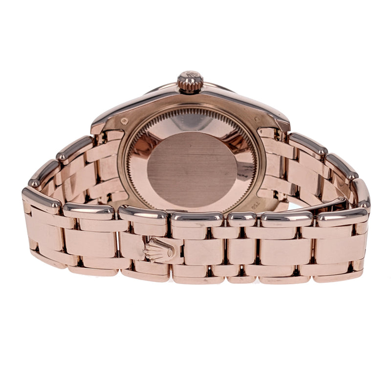 Rolex Lady-Datejust Pearlmaster 34mm Everose Chocolate Dial 81315