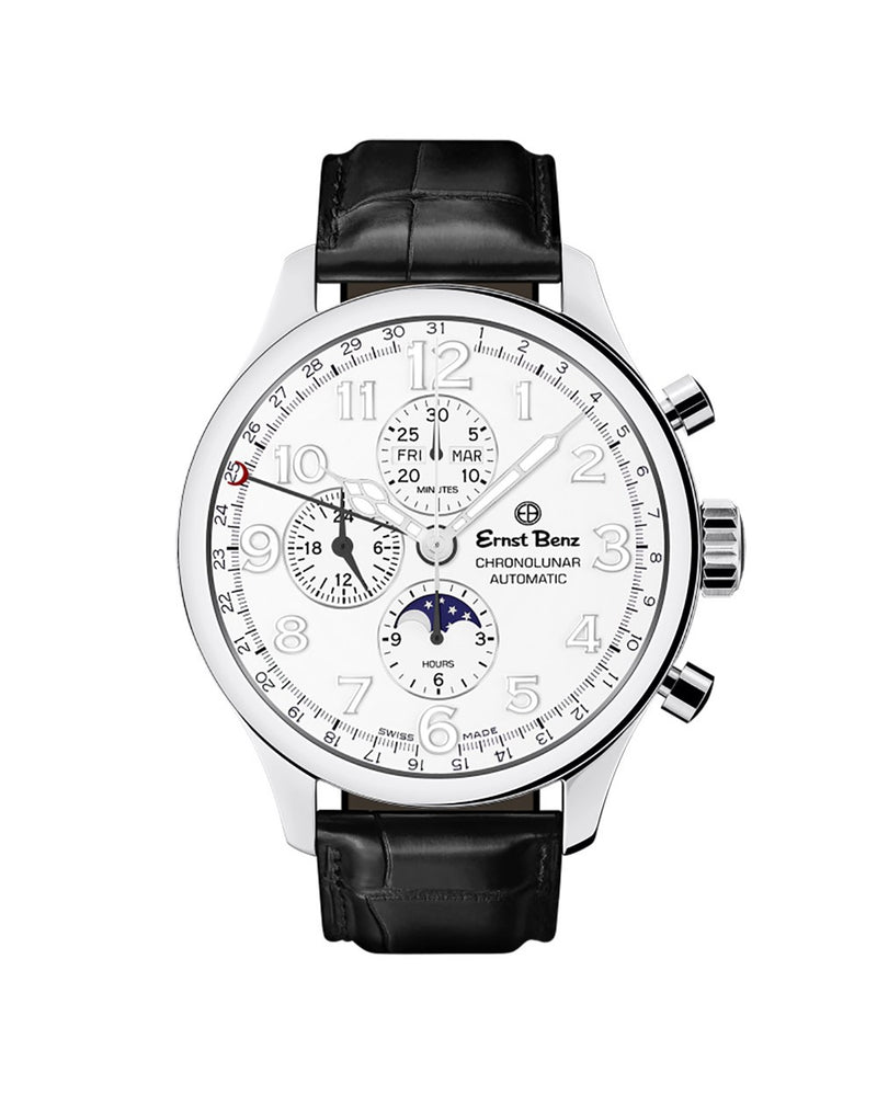 Ernst Benz Chronolunar Officer GC10382