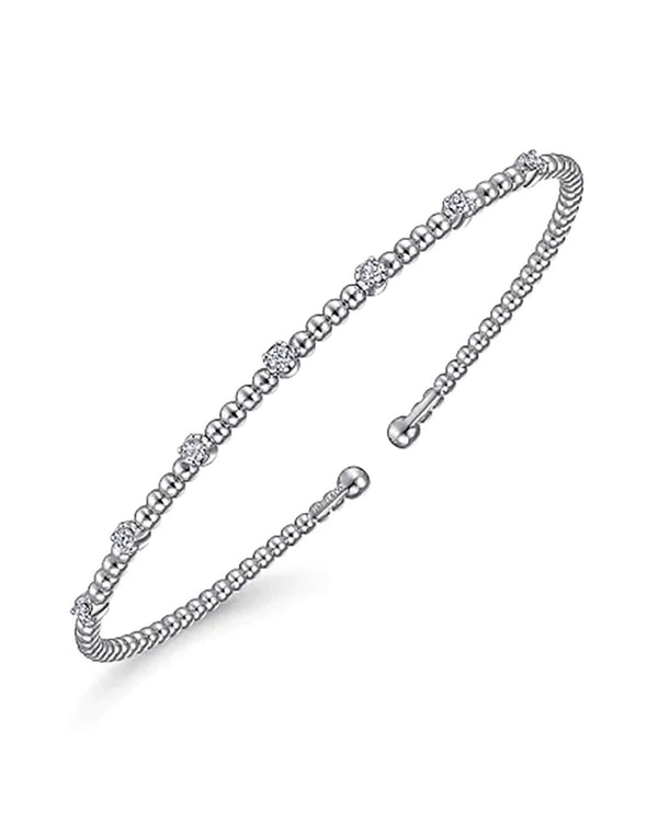 Gabriel & Co. Bujukan Bead Diamond Station Cuff