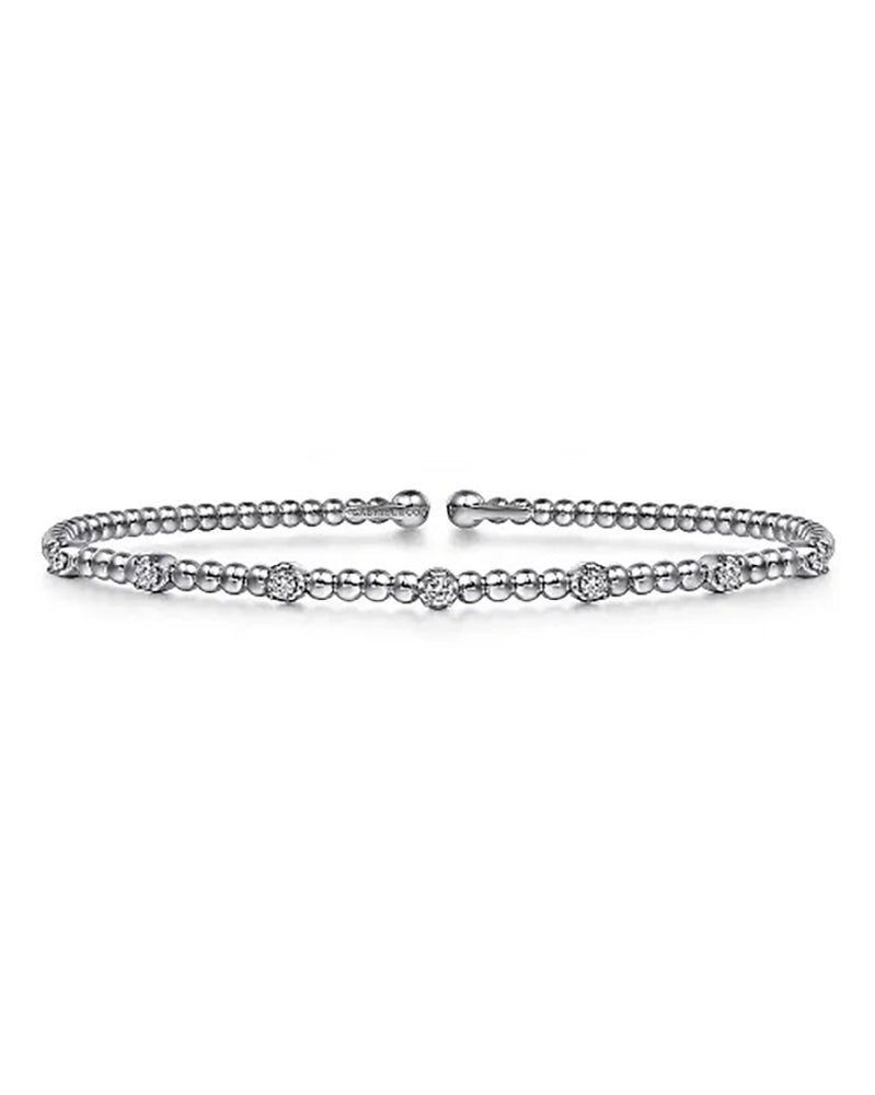 Gabriel & Co. Bujukan Bead Diamond Station Cuff