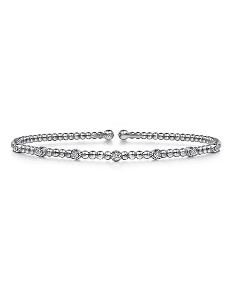 Gabriel & Co. Bujukan Bead Diamond Station Cuff